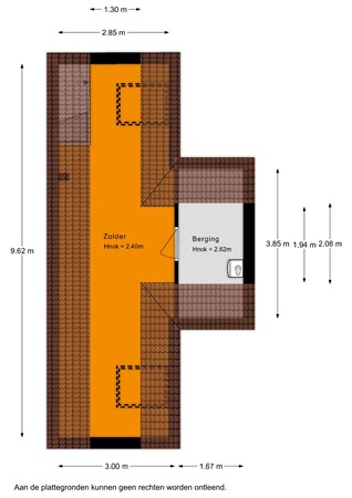 Floorplan - Bonkelaar 14, 2382 CE Zoeterwoude